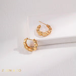 LIV Minimalist hoop earrings - ZEN&CO Studio