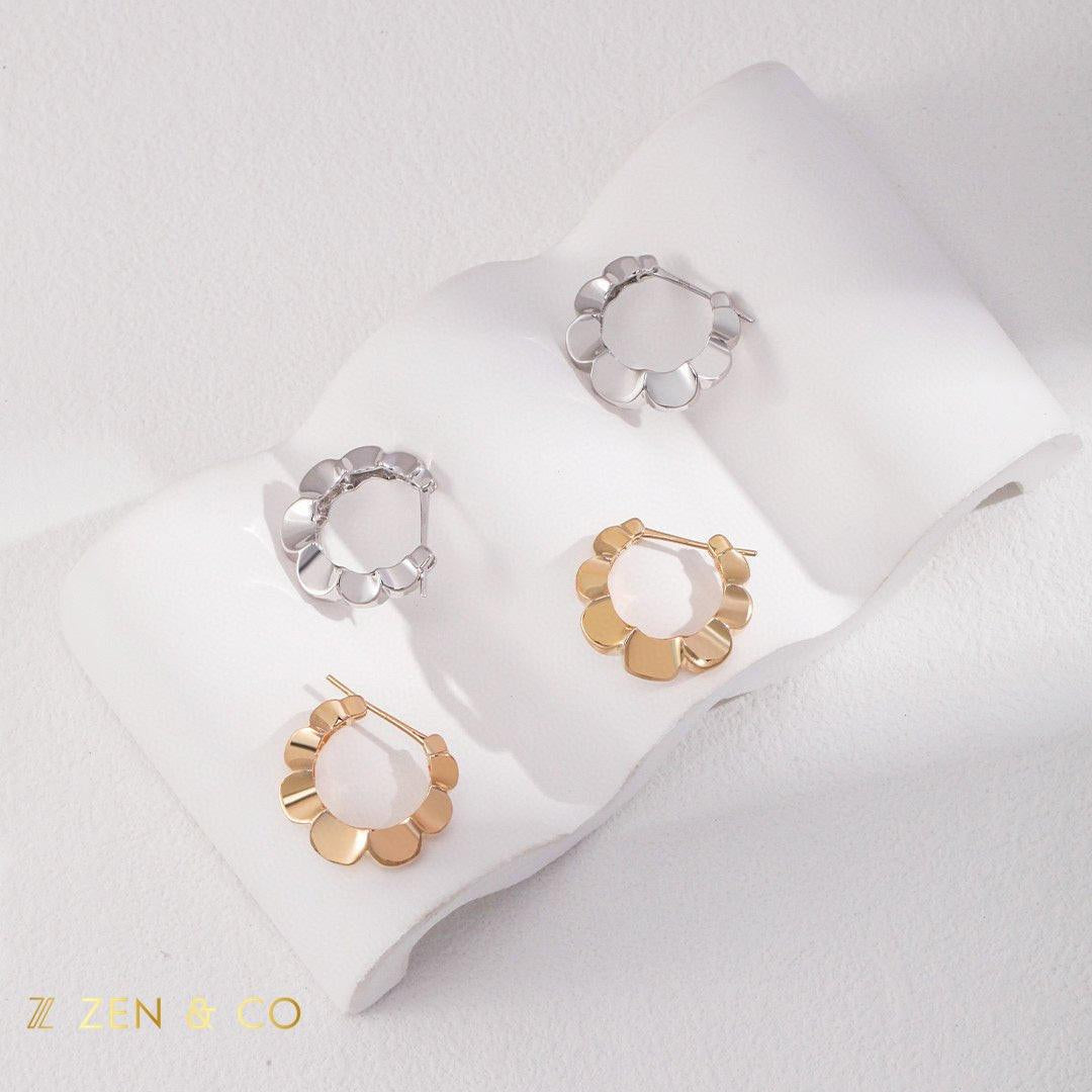 LIV Minimalist hoop earrings - ZEN&CO Studio