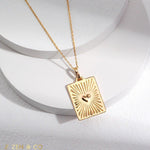 LOTTIE Love letter pendant layering necklace - ZEN&CO Studio