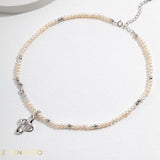 MADDIE Clover Pendant Pearl Necklace - ZEN&CO Studio