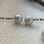 MARBLE Pearl stud earrings - ZEN&CO Studio