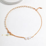 MAVIS Fantasy necklace with pearl and moonstone - ZEN&CO Studio