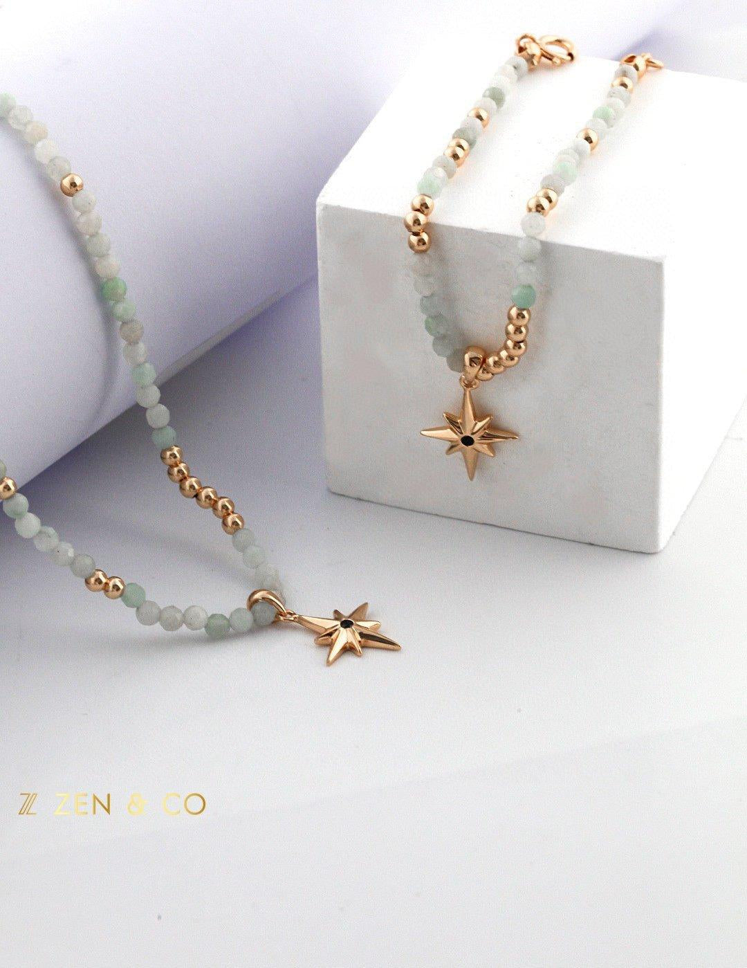 MEADOW quartz necklace and bracelet - ZEN&CO Studio