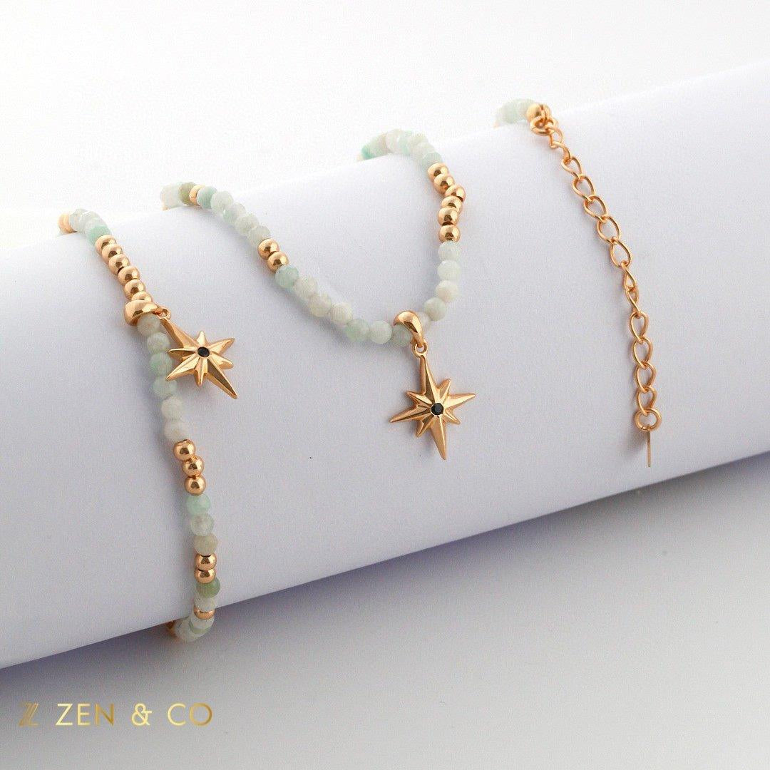 MEADOW quartz necklace and bracelet - ZEN&CO Studio