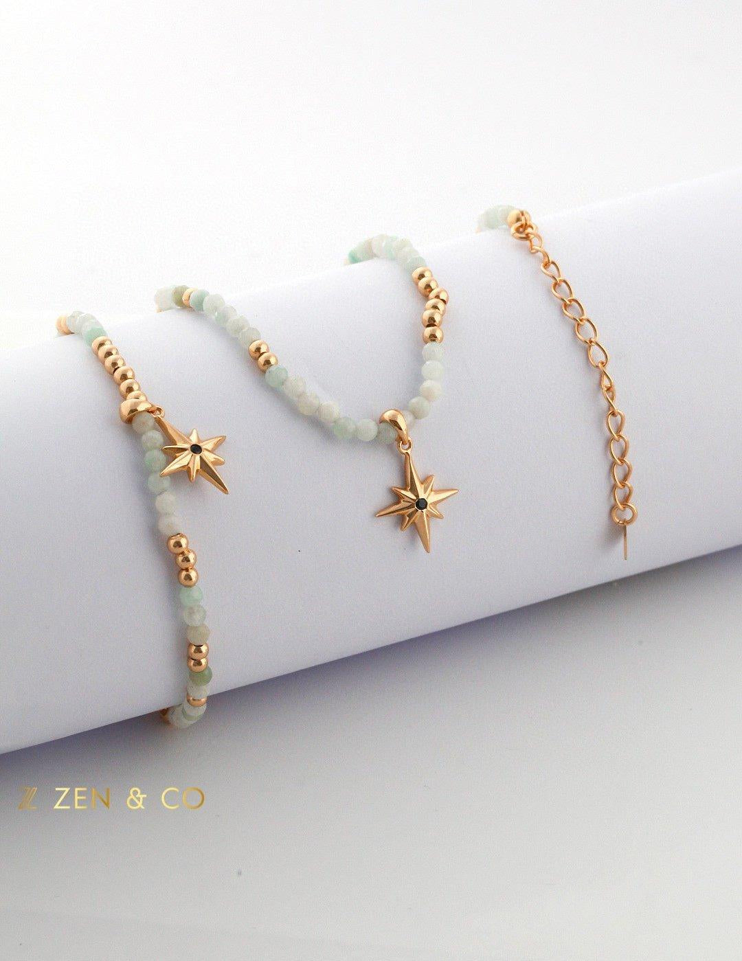 MEADOW quartz necklace and bracelet - ZEN&CO Studio