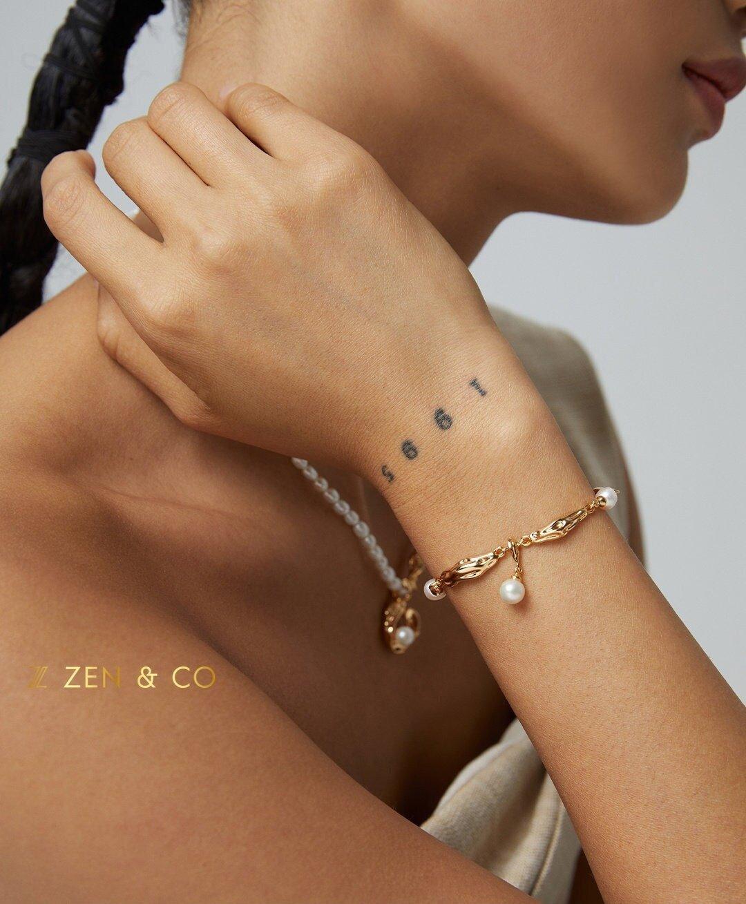 MIRABEL Romantic bracelet with dainty pearls - ZEN&CO Studio