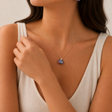 CHIARA Purple Baroque Pearl Necklace and Earrings
