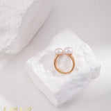 MOLLY Pearl open ring - ZEN&CO Studio