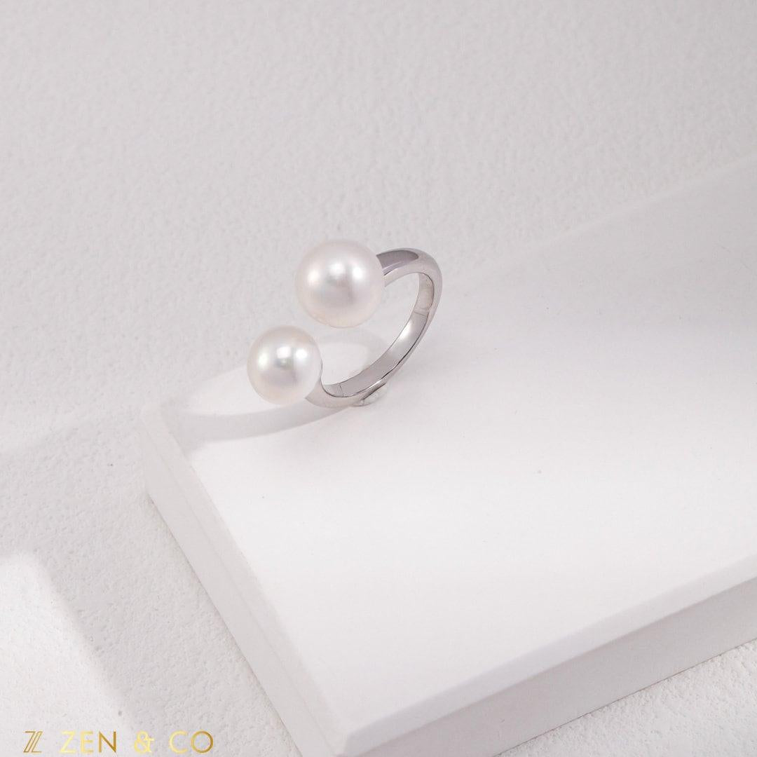 MOLLY Pearl open ring - ZEN&CO Studio