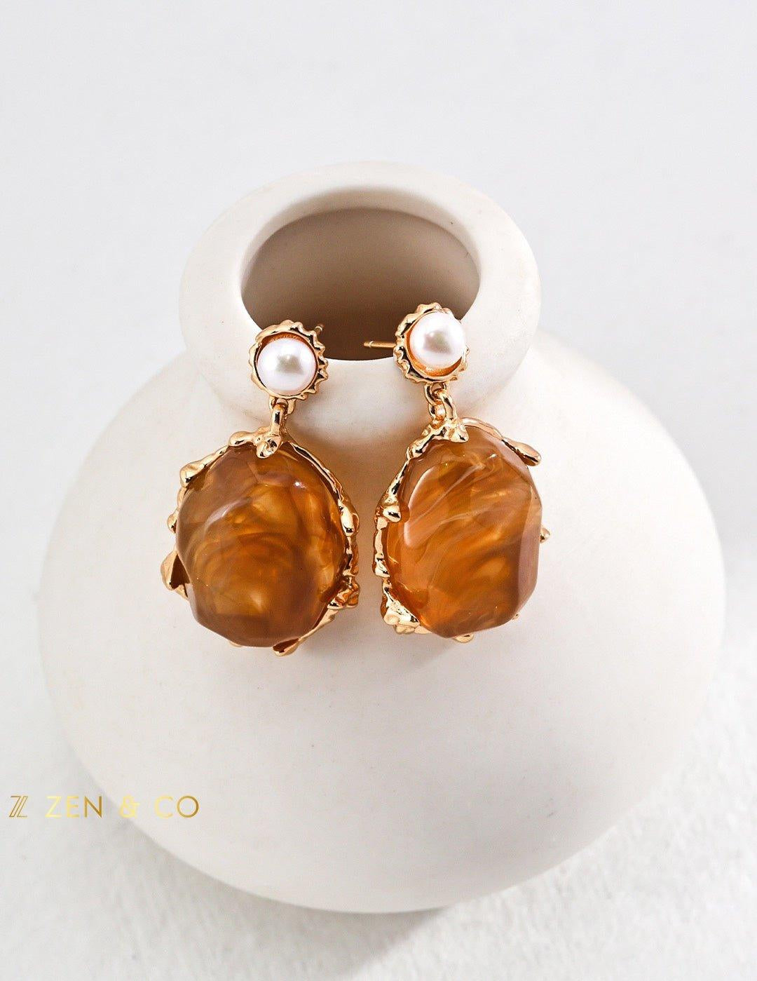 NADIA Vintage Dangle Earrings - ZEN&CO Studio