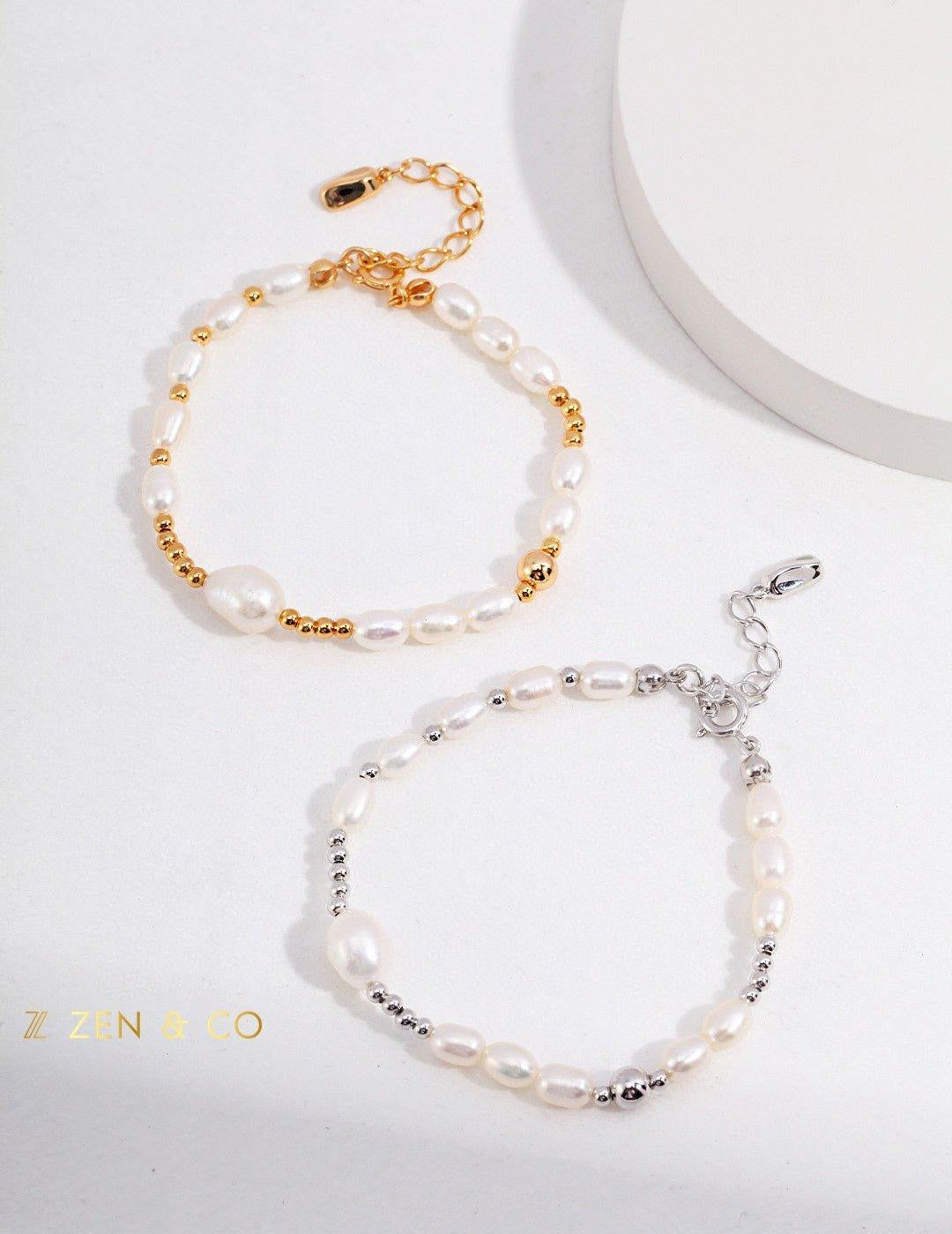 NEREA Minimalist Pearl bracelet - ZEN&CO Studio