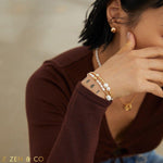 NEREA Minimalist Pearl bracelet - ZEN&CO Studio