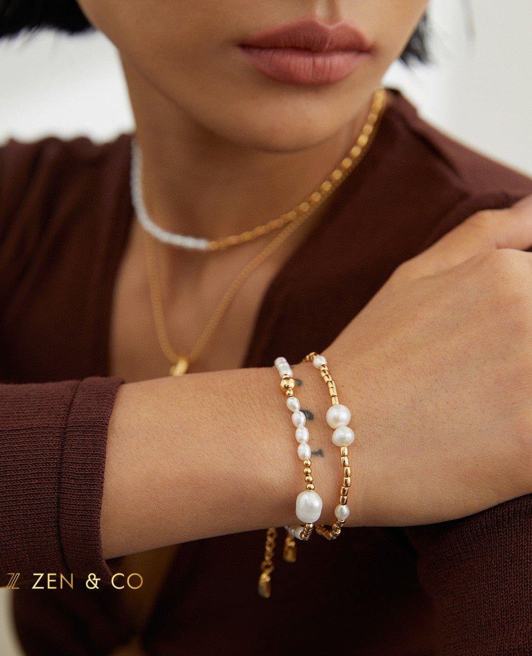 NEREA Minimalist Pearl bracelet - ZEN&CO Studio