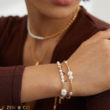 NEREA Minimalist Pearl bracelet - ZEN&CO Studio