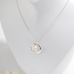 NINA Pearl pendant silver necklace - ZEN&CO Studio