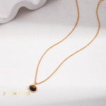 PADMA Bohemian Tiger eye drop earrings and pendant necklace - ZEN&CO Studio