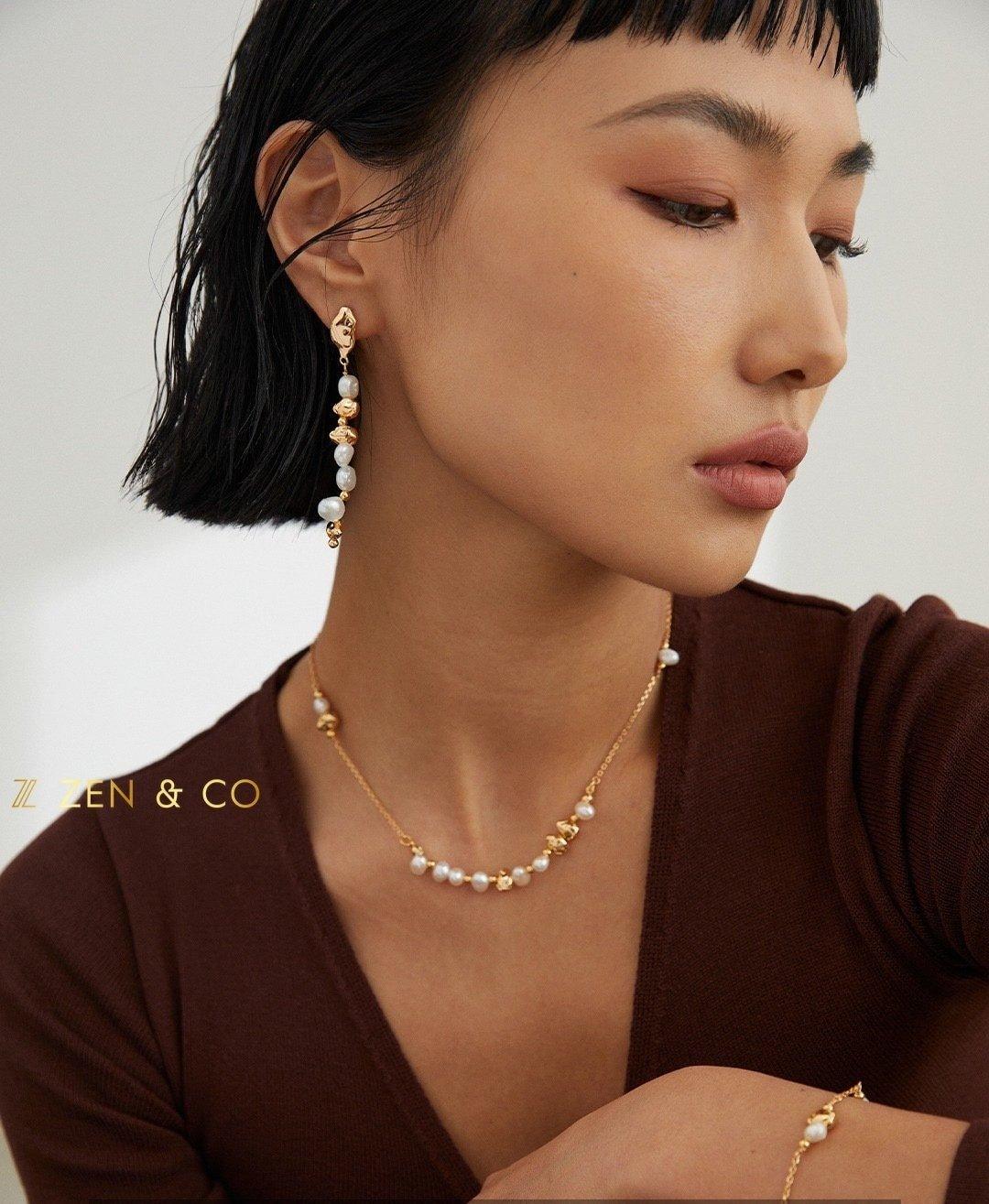 PEPA Pearl dangle earrings - ZEN&CO Studio