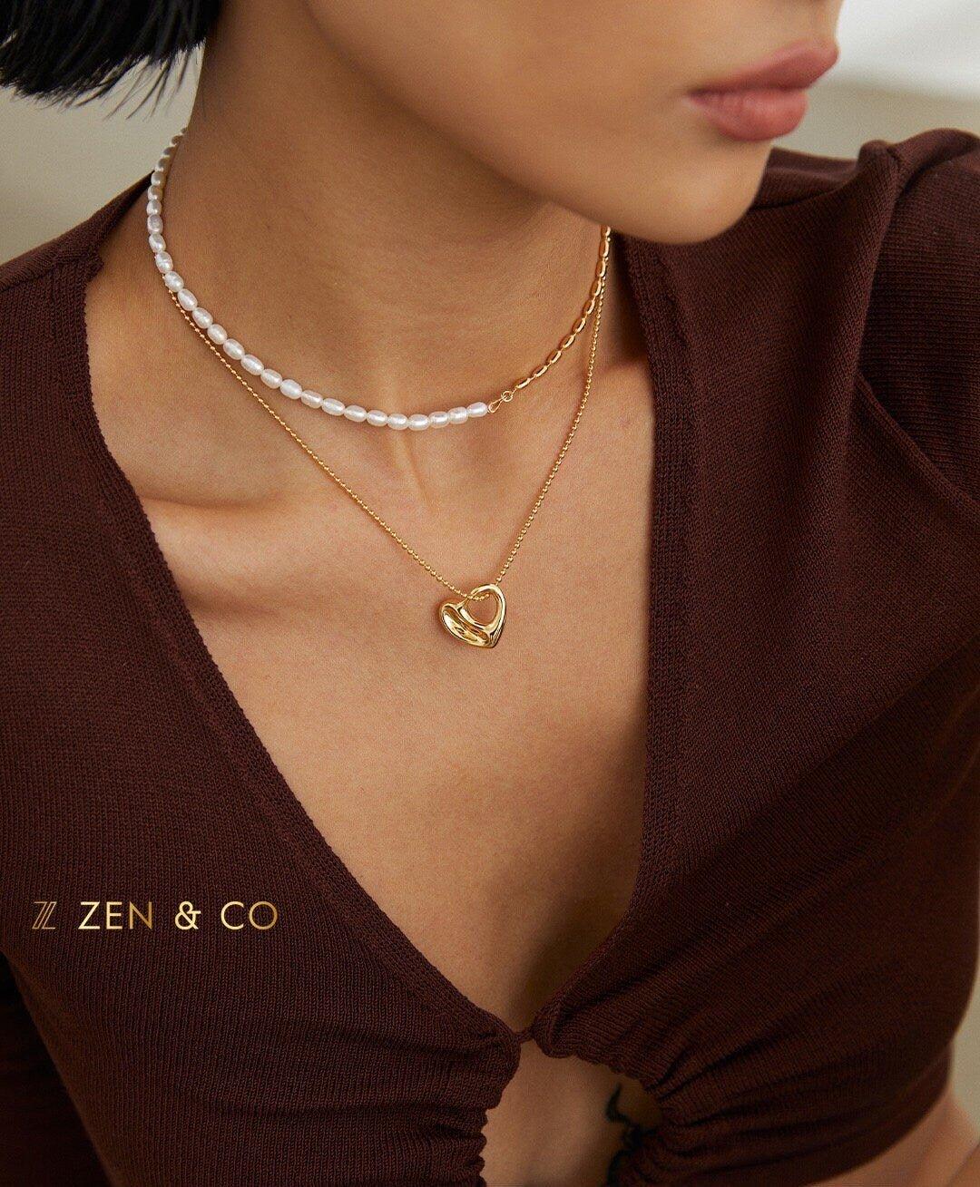 PIXIE Barbie inspired heart pendant necklace - ZEN&CO Studio