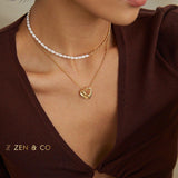 PIXIE Barbie inspired heart pendant necklace - ZEN&CO Studio