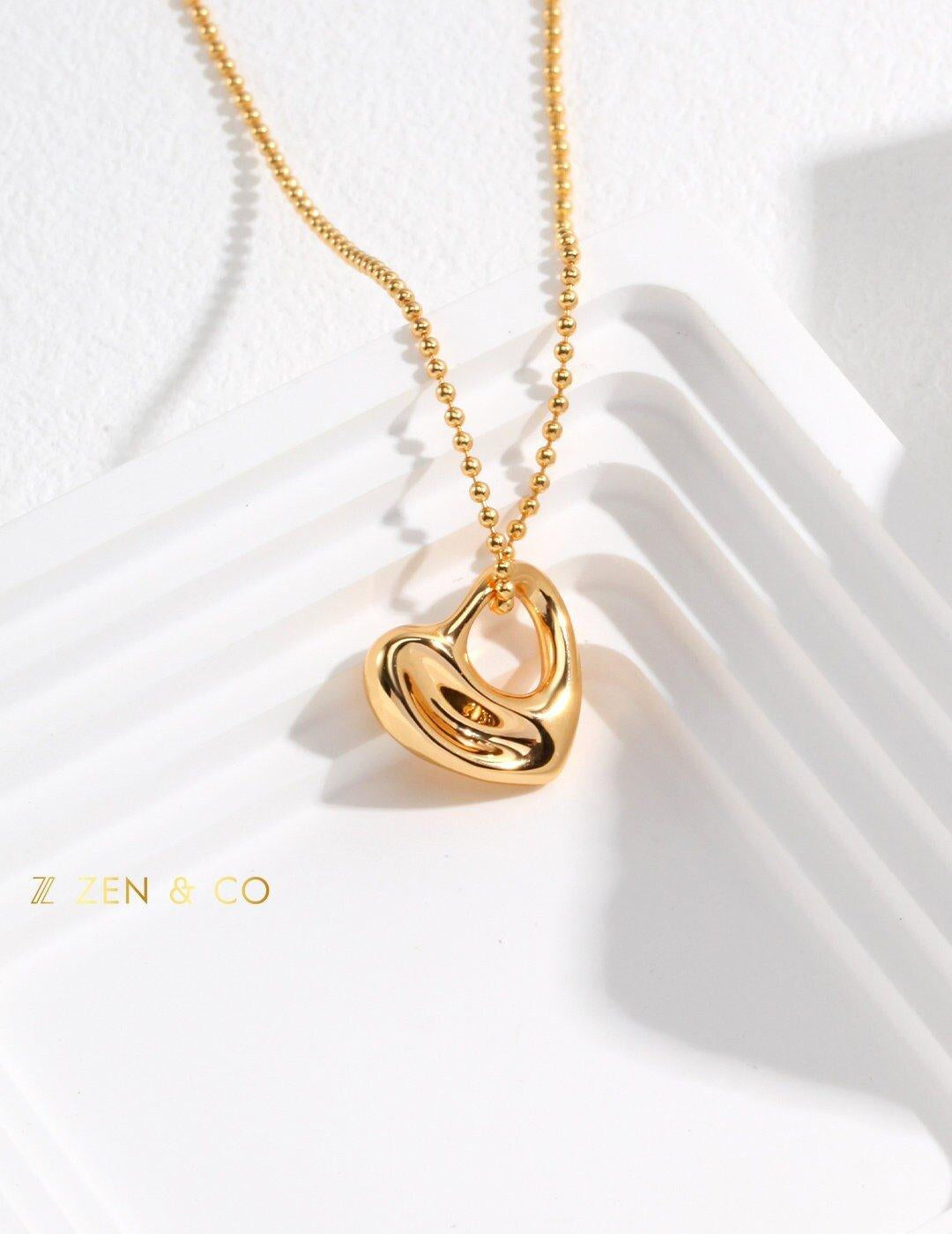 PIXIE Barbie inspired heart pendant necklace - ZEN&CO Studio