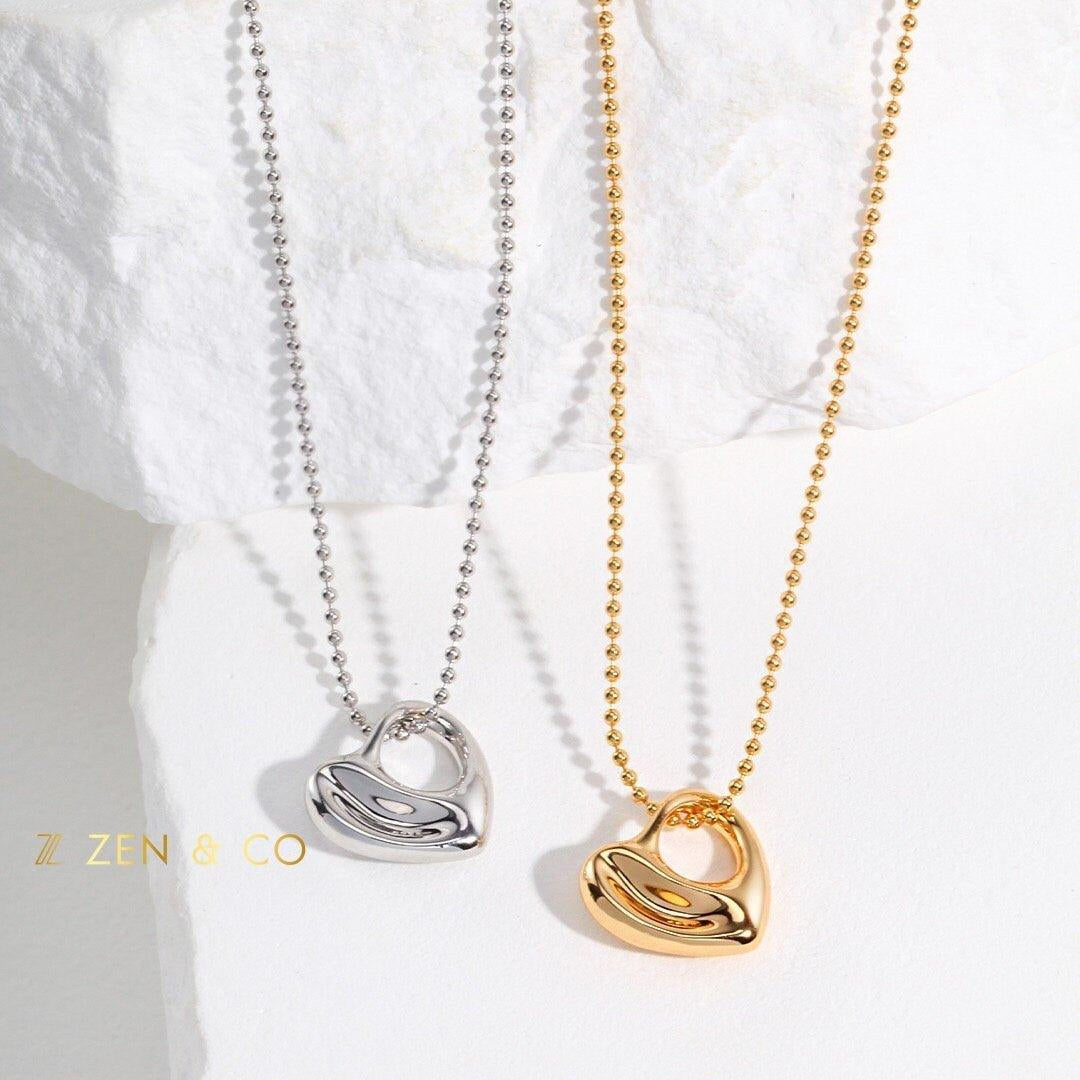 PIXIE Barbie inspired heart pendant necklace - ZEN&CO Studio