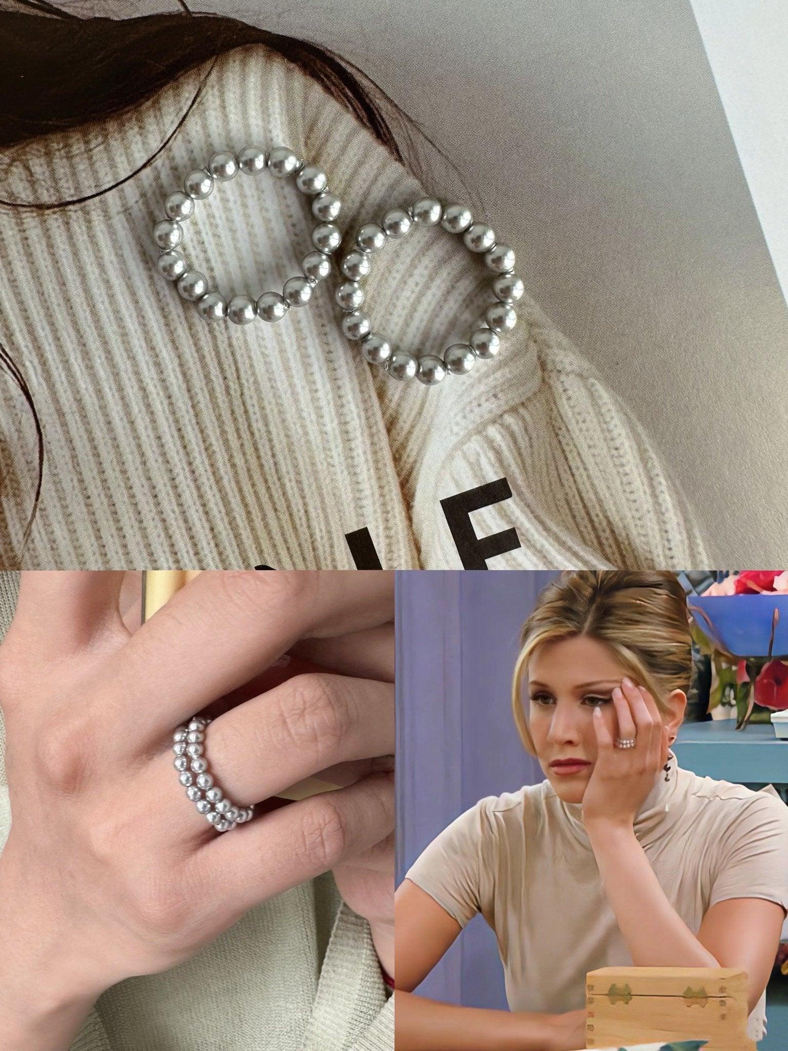 Rachel´s Double Layer Pearl Ring - ZEN&CO Studio