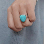 Rachel´s Turquoise Statement Ring - ZEN&CO Studio