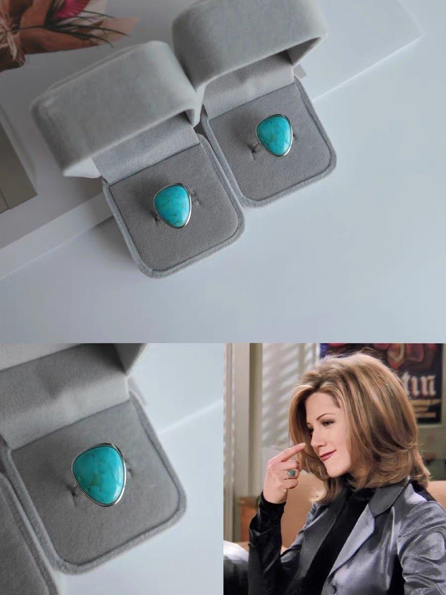 Rachel´s Turquoise Statement Ring - ZEN&CO Studio