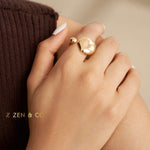 RIA Way of Water Statement chunky ring - ZEN&CO Studio