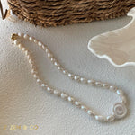 ROMAN HOLIDAY Pearl pendant beaded necklace - ZEN&CO Studio