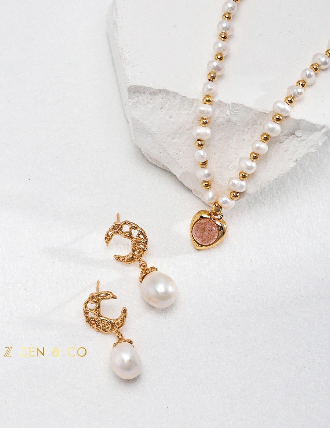 ROSITA Bohemian Pearl Necklace - ZEN&CO Studio