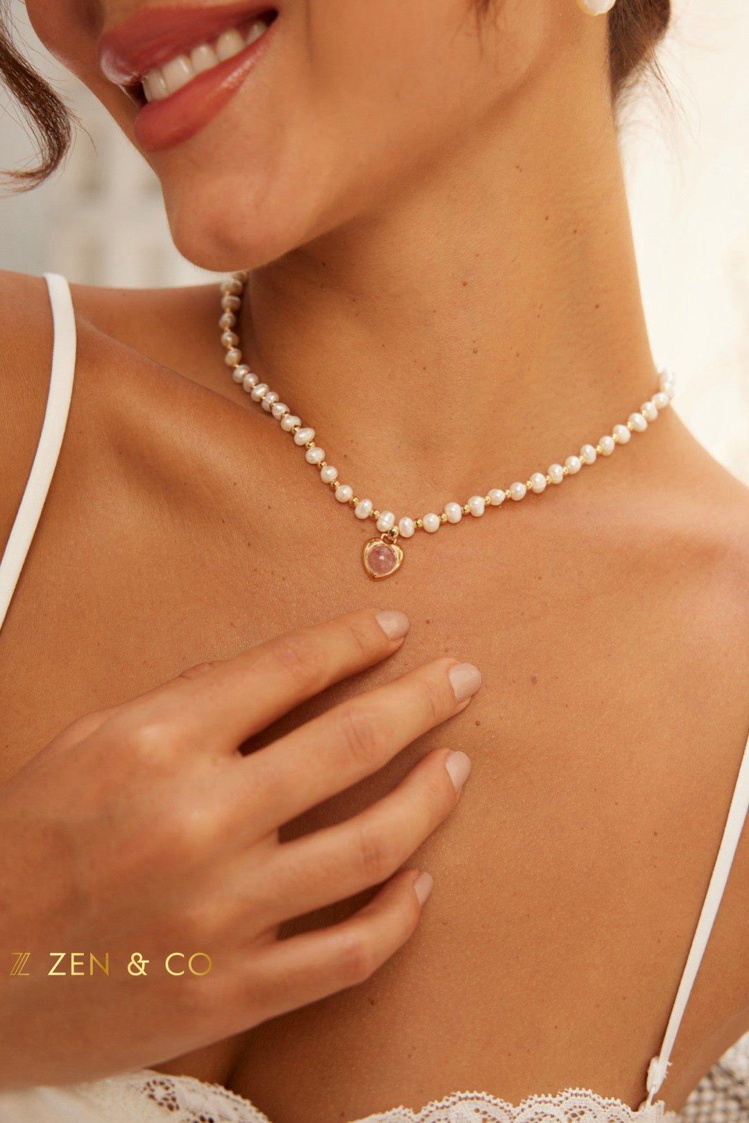 ROSITA Bohemian Pearl Necklace - ZEN&CO Studio