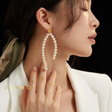 ROXANNE Statement Pearl drop earrings - ZEN&CO Studio