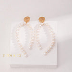 ROXANNE Statement Pearl drop earrings - ZEN&CO Studio