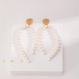 ROXANNE Statement Pearl drop earrings - ZEN&CO Studio