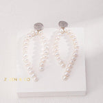 ROXANNE Statement Pearl drop earrings - ZEN&CO Studio