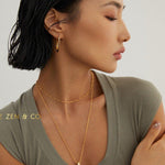 SAVI Teardrop minimalist pendant necklace - ZEN&CO Studio