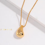 SAVI Teardrop minimalist pendant necklace - ZEN&CO Studio