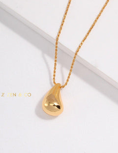 SAVI Teardrop minimalist pendant necklace - ZEN&CO Studio