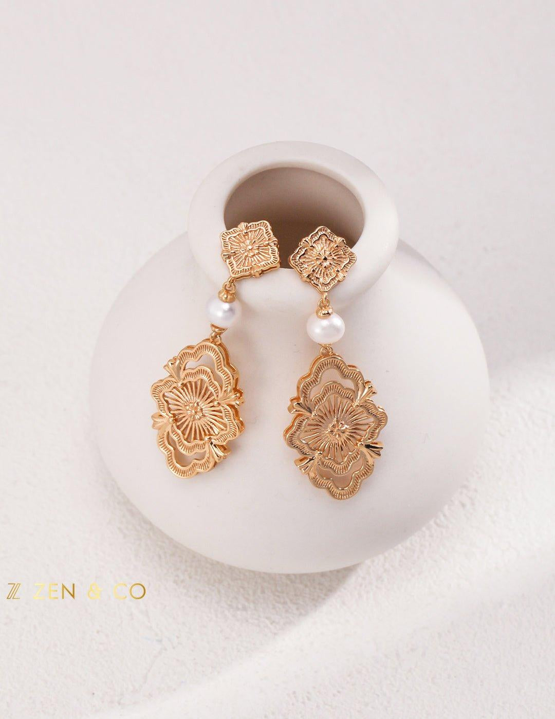 SEEMA Bohemian statement earrings - ZEN&CO Studio