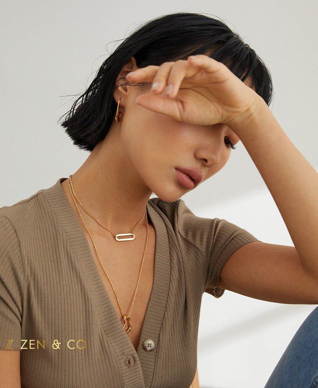 SIA layering choker necklace - ZEN&CO Studio