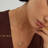 SOL Pendant layering necklace - ZEN&CO Studio