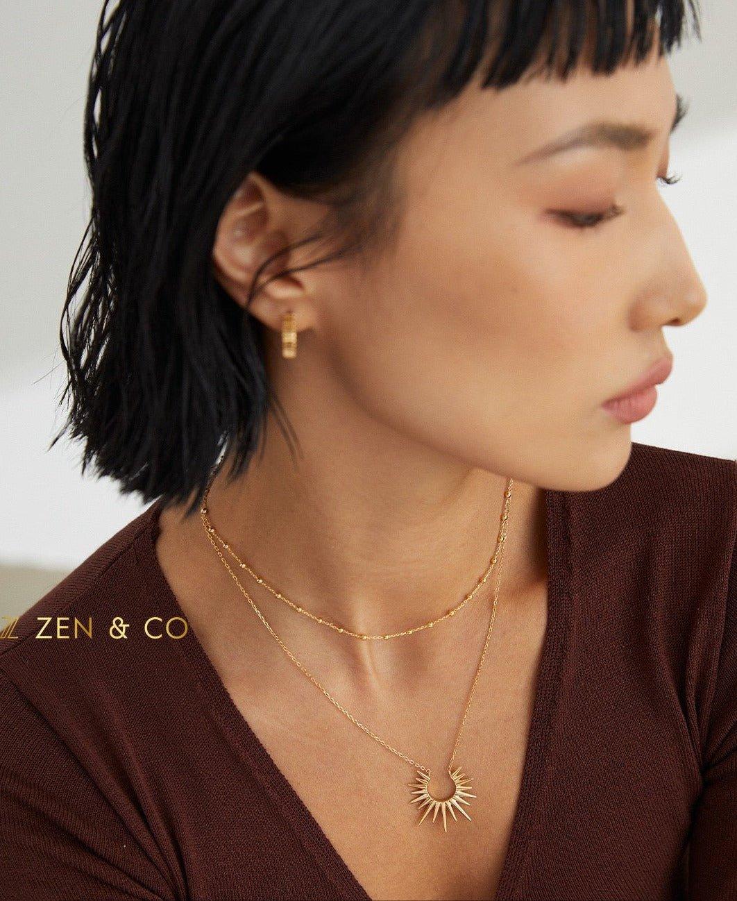 SOL Pendant layering necklace - ZEN&CO Studio