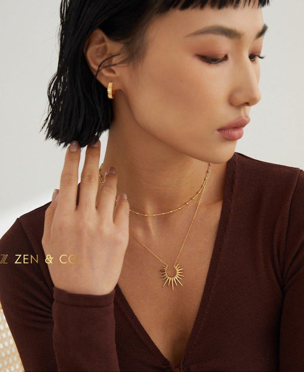 SOL Pendant layering necklace - ZEN&CO Studio