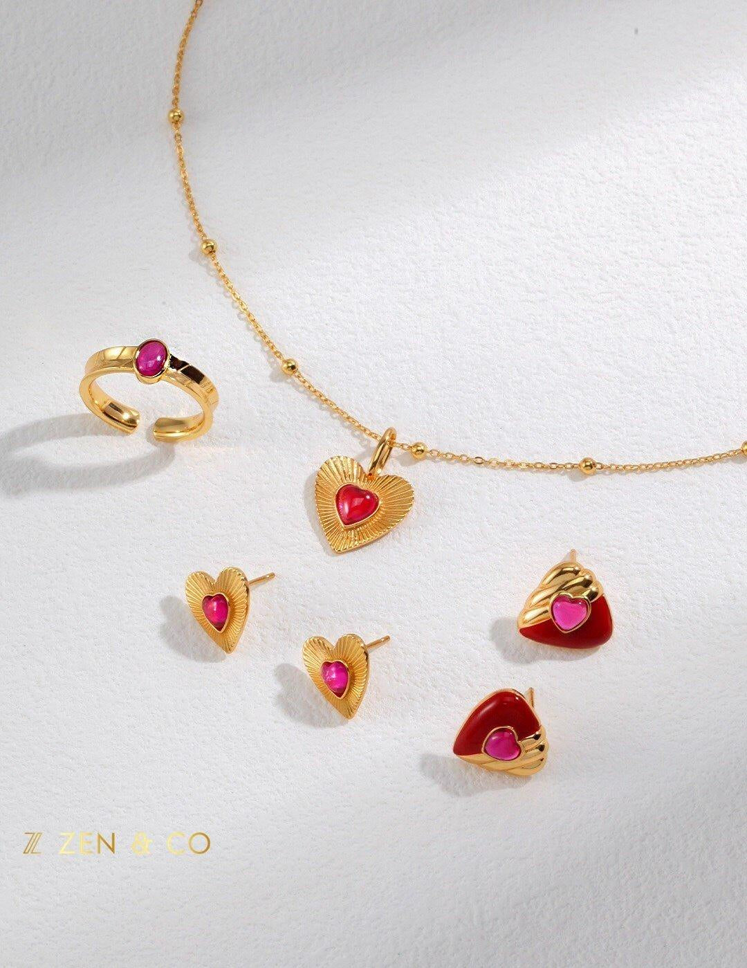 STELLA Barbie inspired jewelry heart pendant necklace - ZEN&CO Studio