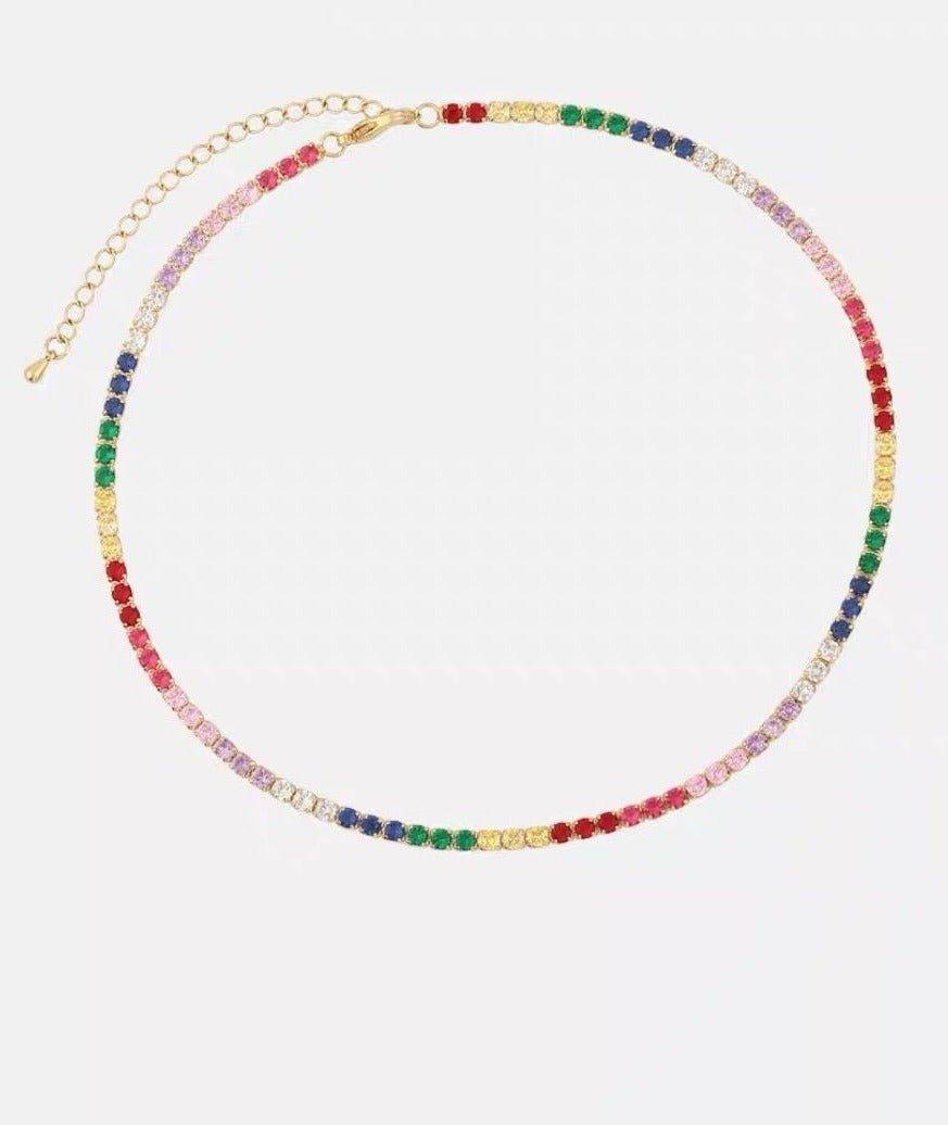 STEPHANIE Personazlied tennis necklace - ZEN&CO Studio