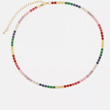 STEPHANIE Personazlied tennis necklace - ZEN&CO Studio