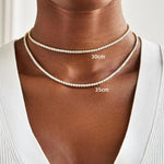 STEPHANIE Personazlied tennis necklace - ZEN&CO Studio