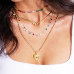 STEPHANIE Personazlied tennis necklace - ZEN&CO Studio