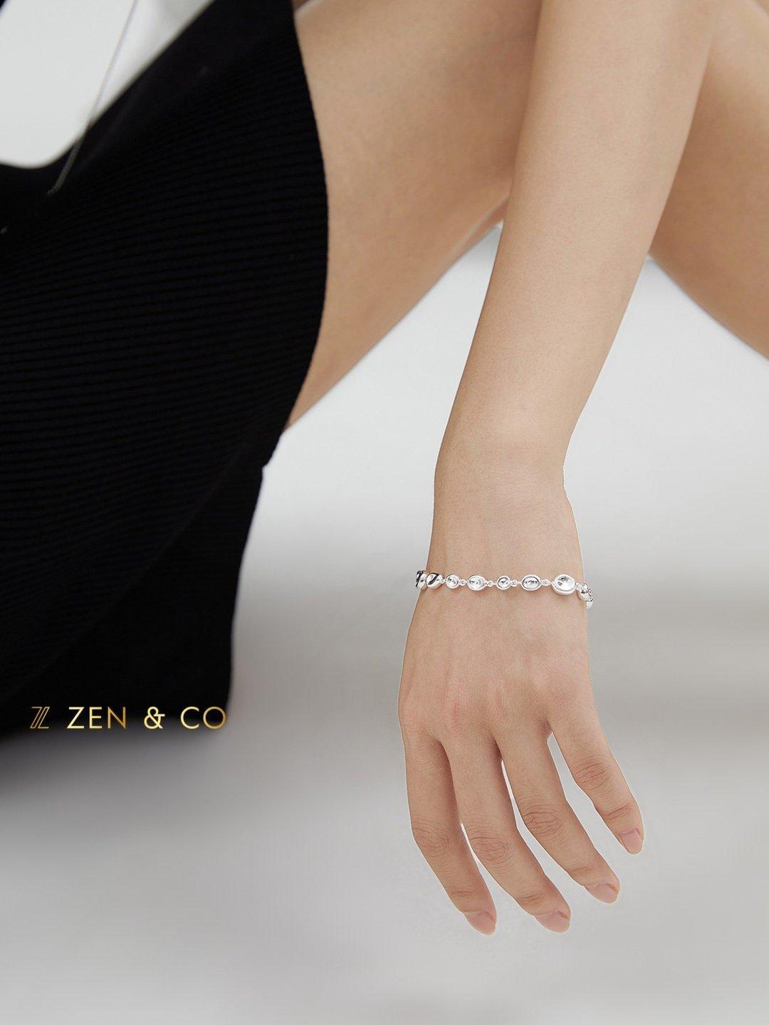 TAHOE Fluid Way of Water silver bracelet - ZEN&CO Studio